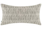 Coussin en coton jacquard Nia 12x22 gris