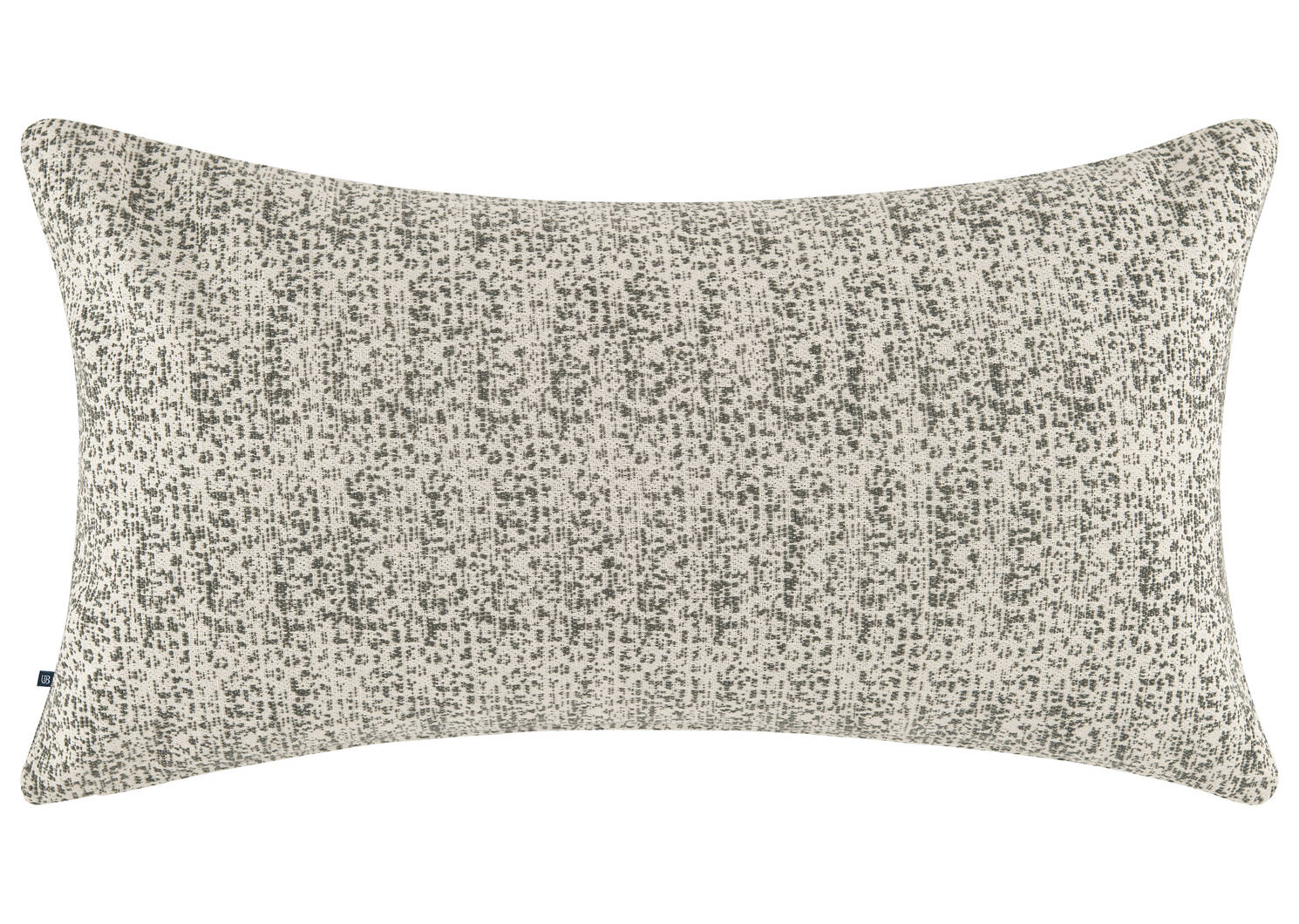 Coussin en coton jacquard Nia 12x22 gris