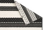 Algarve Rug - Stripe Black/Ivory