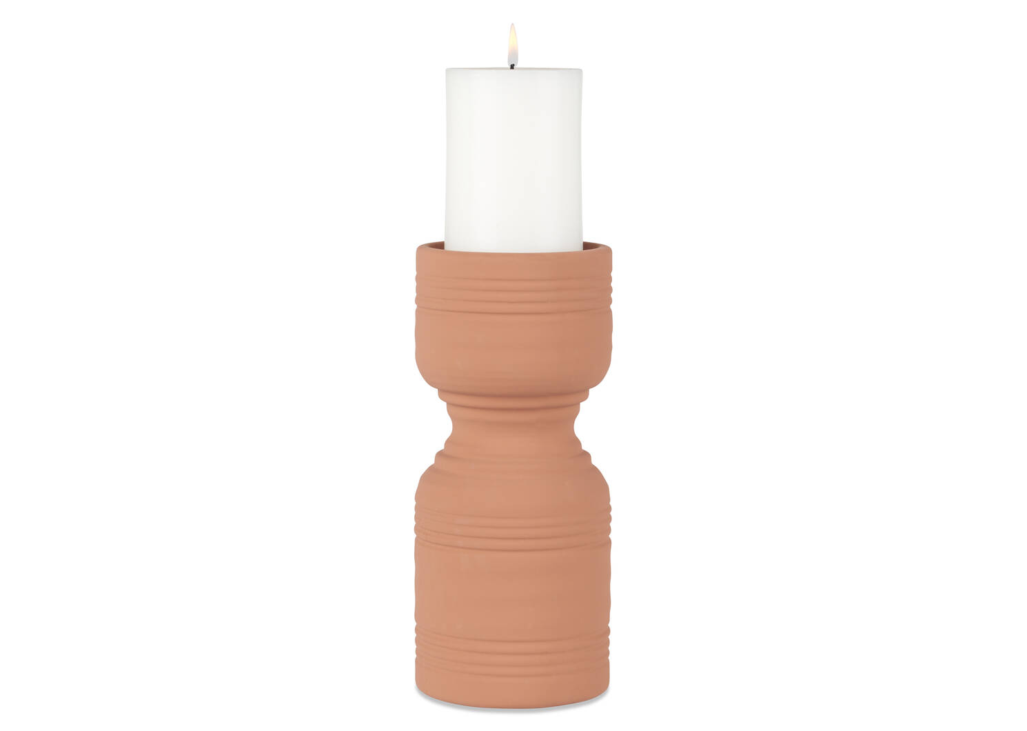 Rife Candle Holders Terracotta