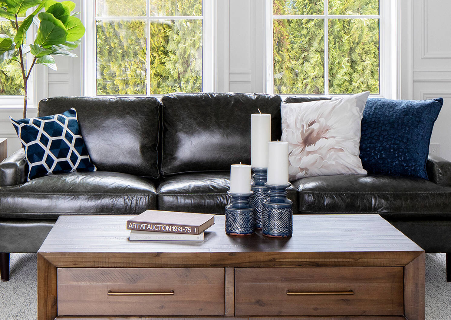 Tyree Candle Holders - Atlantic