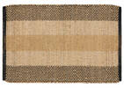 Tapis déc. Brosnan 24x36 jute/noir/nat.