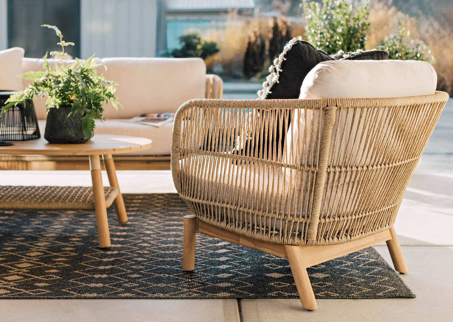 Adera Outdoor Armchair -Natural