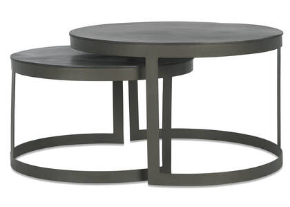 Tables basses gigognes Irwin -graphite