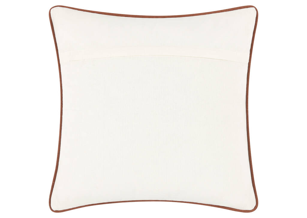 Corsica Outdoor Pillow 21x21 Ivory/Rust