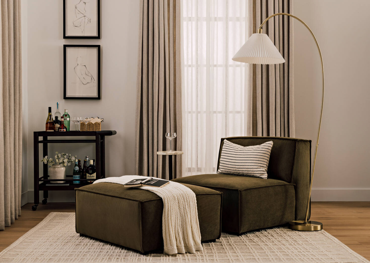 Barclay Bar Cart -Graton Yin