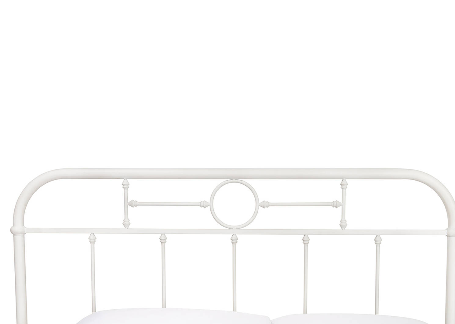 Très grand lit Izadore -blanc