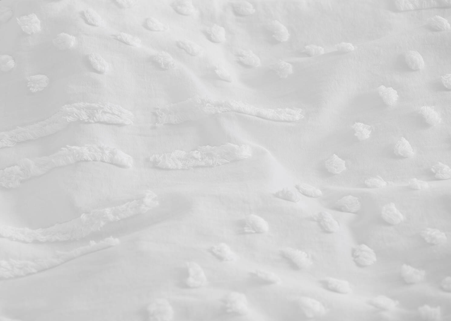 Ensembles de housse de couette Saunders -blancs