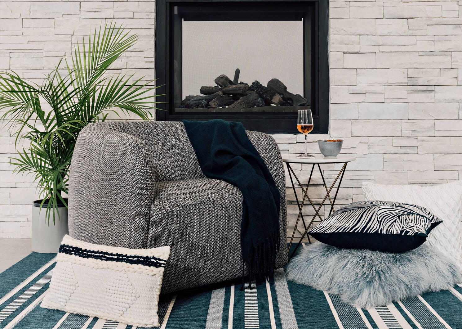 Egan Swivel Armchair -Dean Pepper