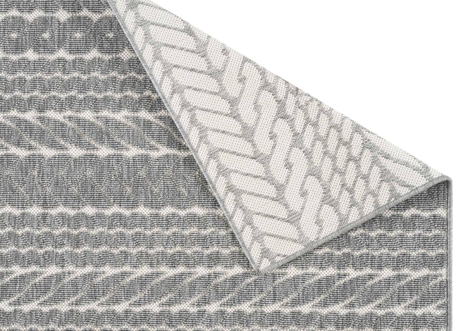 Nita Rug - Cable Grey/Ivory