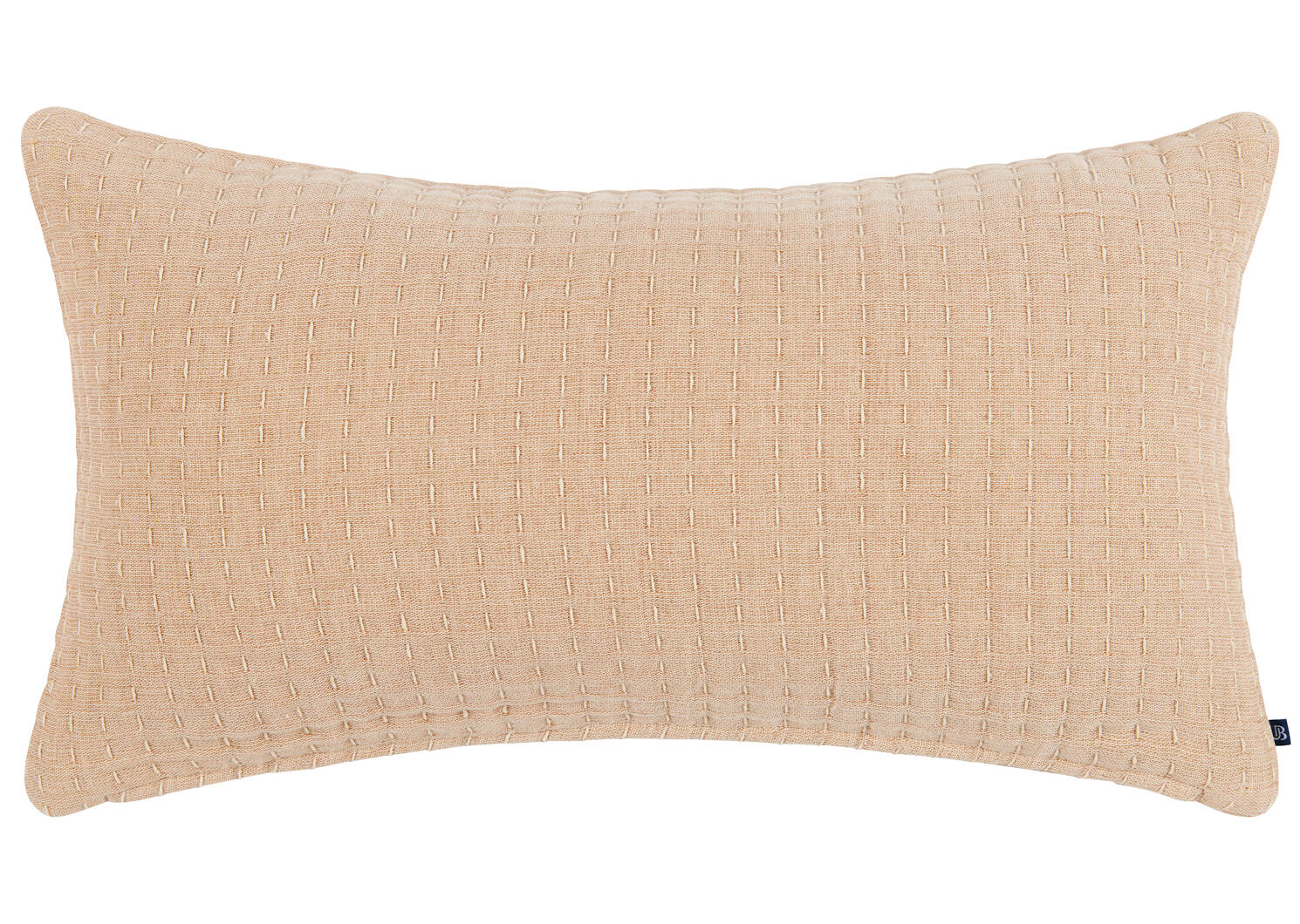Coussin en coton Lipa 12x22 caramel
