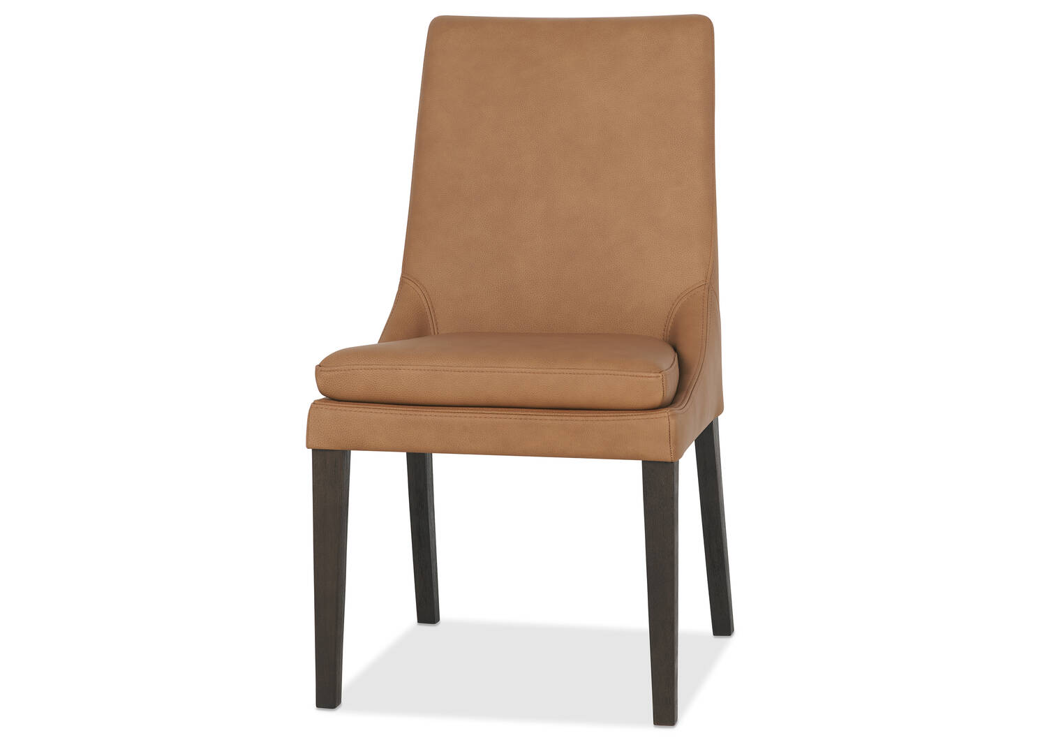 Maurizio Lthr Dining Chair -Torino Clay