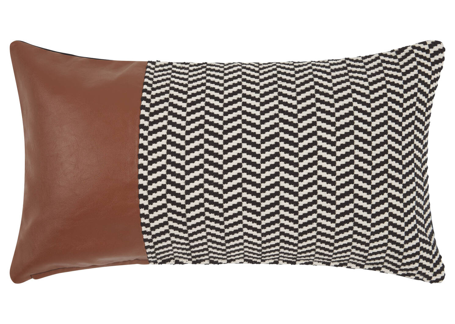 Coussin Robson 12x22 noir/blanc/br clair