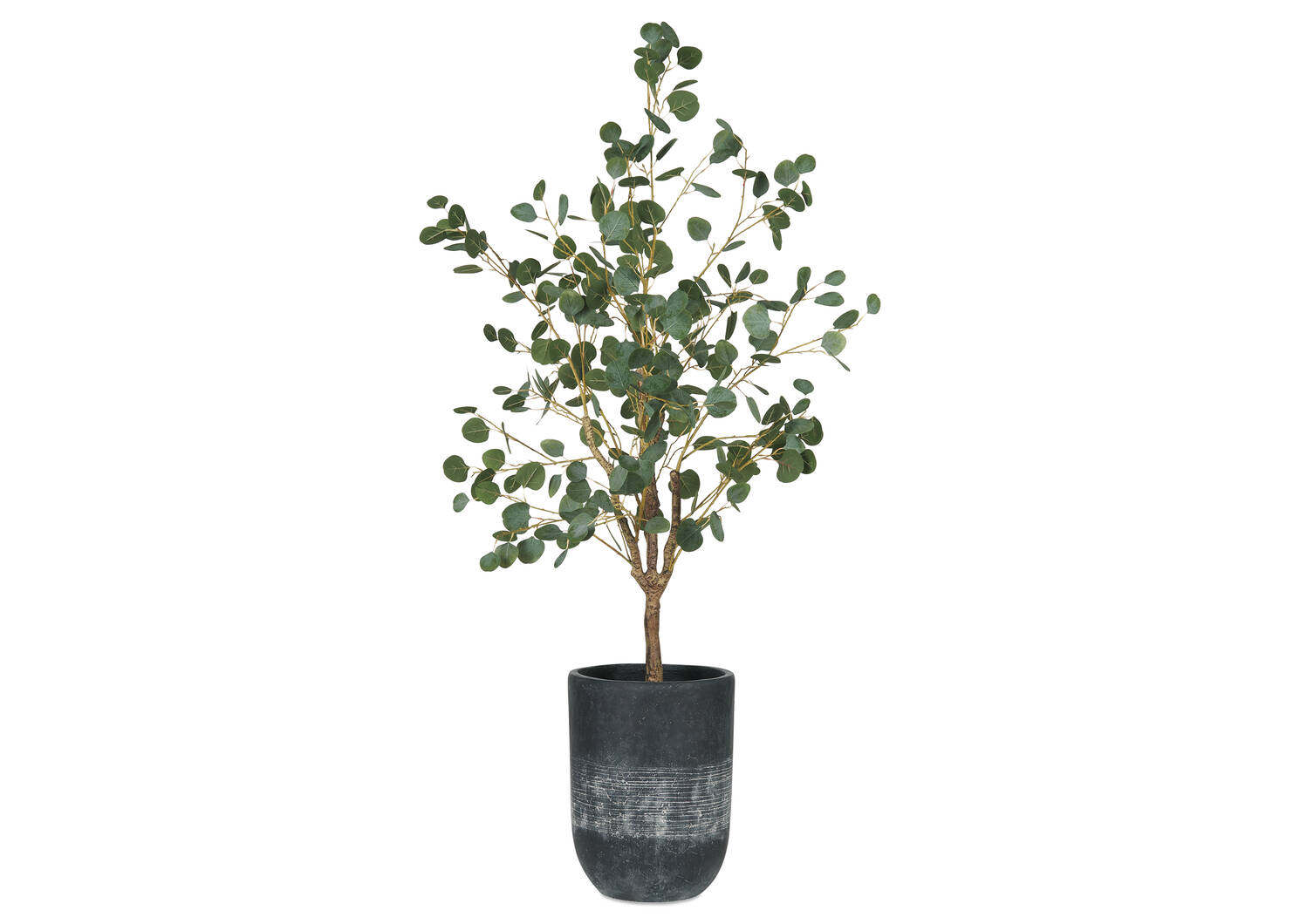 Cache-pot moyen d’extérieur Seela noir