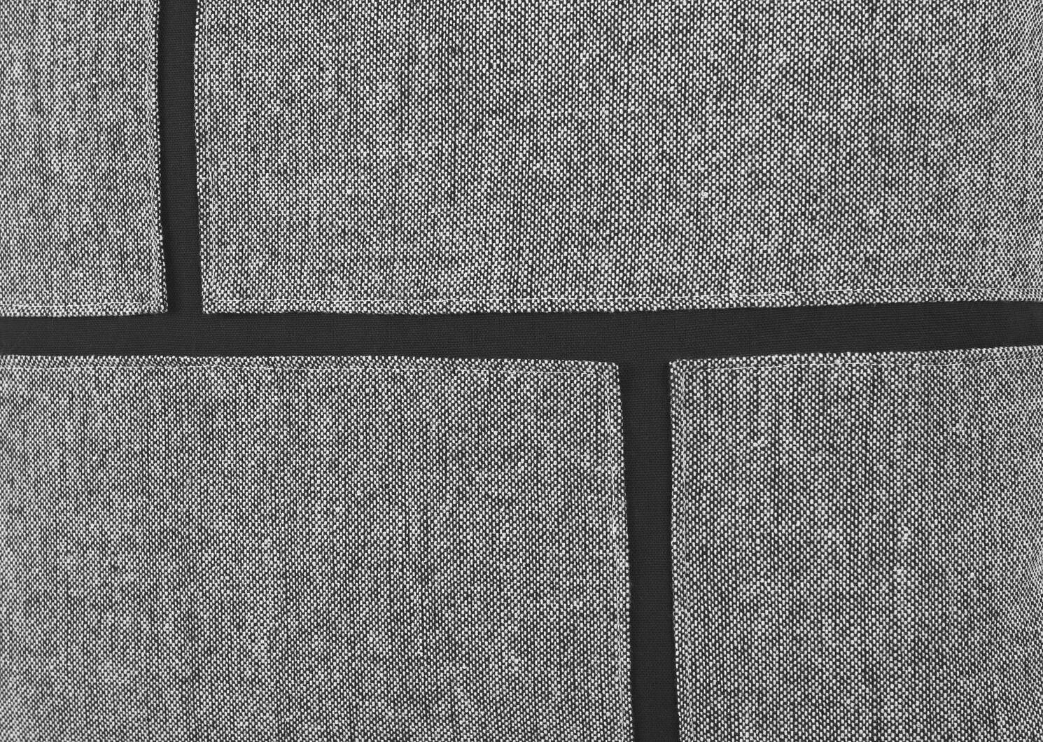 Cecile Pillow 20x20 Grey/Black