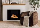 Fauteuil Statler -Judy chocolat