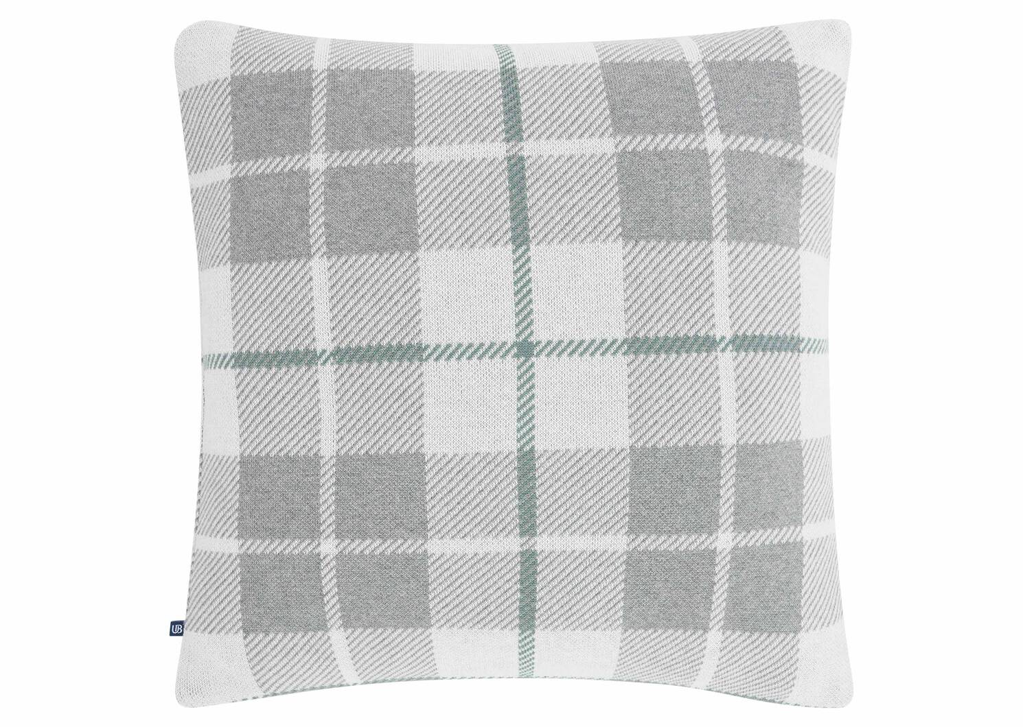 Coussin carr.Teagan 20x20 gr/nat/pin arg