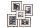 Cadre photos multi. Ashworth gris/blanc