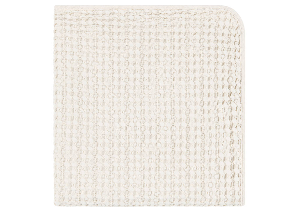 Carlin Cotton Waffle Throw Oyster