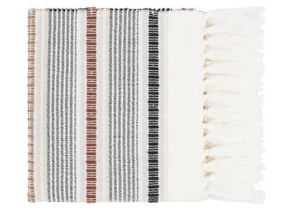 Cohen Throw Ivory/Latte/Terracotta