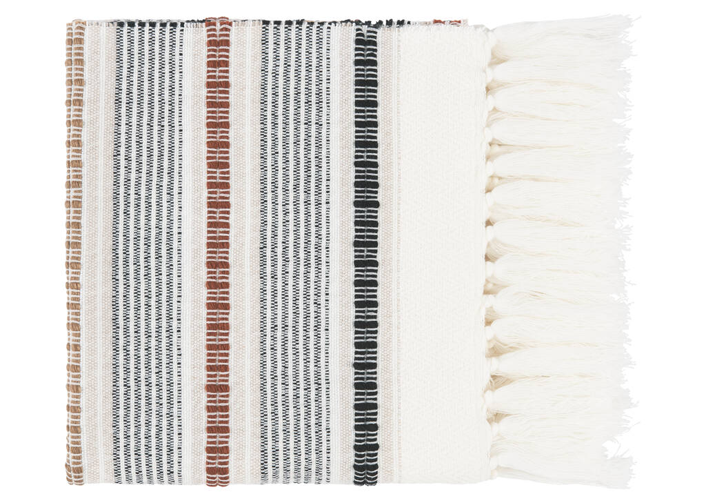 Cohen Throw Ivory/Latte/Terracotta