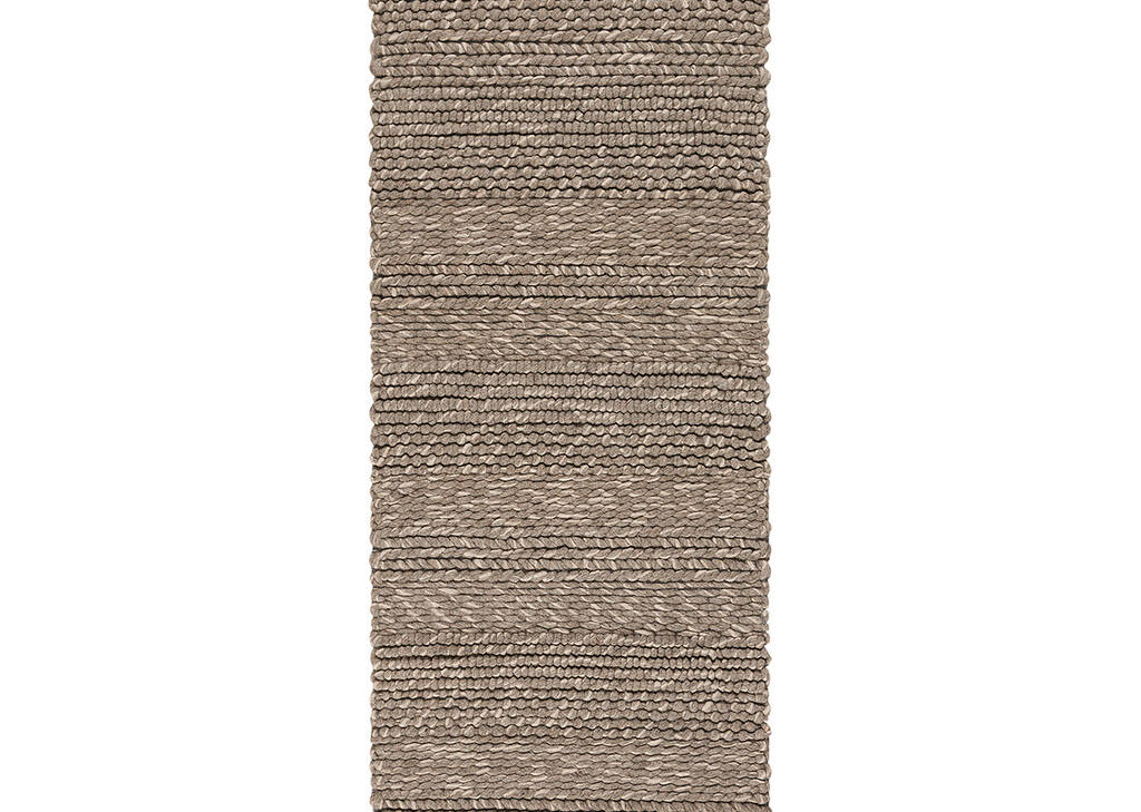 Tapis de couloir Hugo 30x84 gris crème