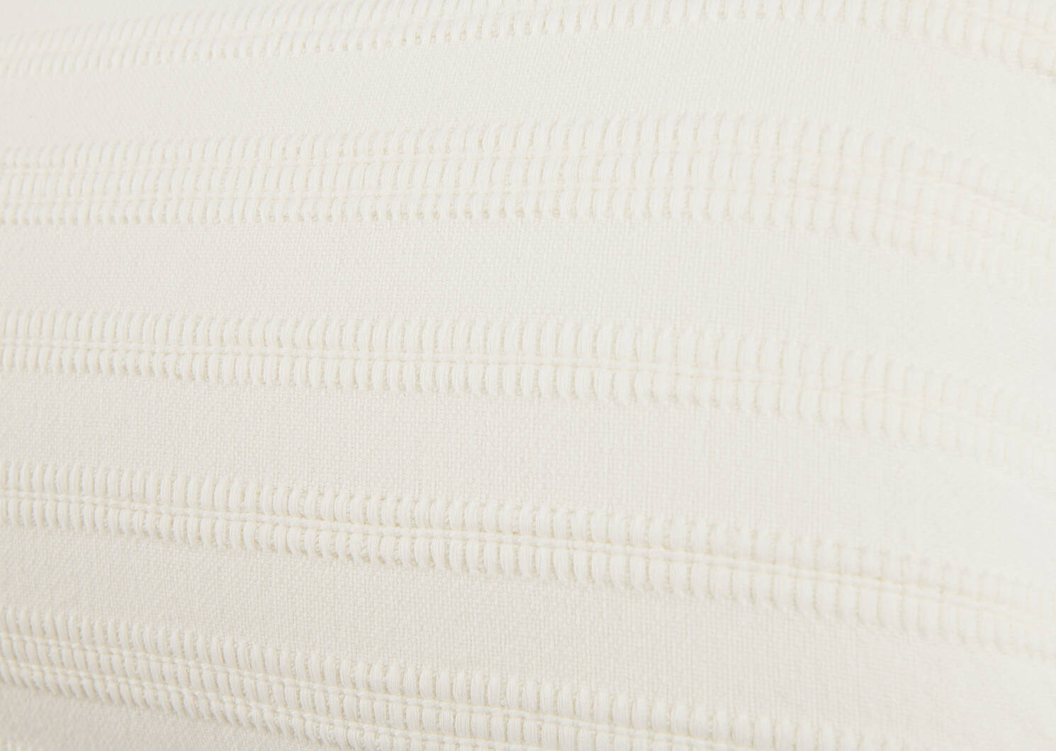Aida Embroidered Pillow 14x36 Ivory