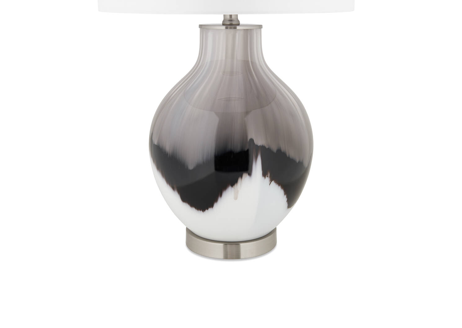 Lampe de table Selah noire/grise