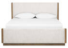 Wallen Bed -Dunn Clay/Lowen Oat, QUEEN