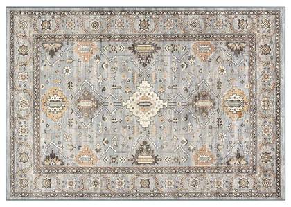 Tapis Yara -bleus/rouille