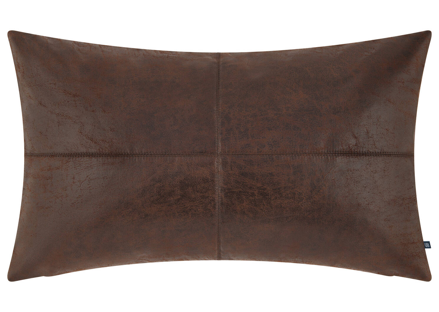 Jarvis Faux Leather Toss 14X24 Dark Brow