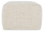 Brixton Pouf Natural/Ivory