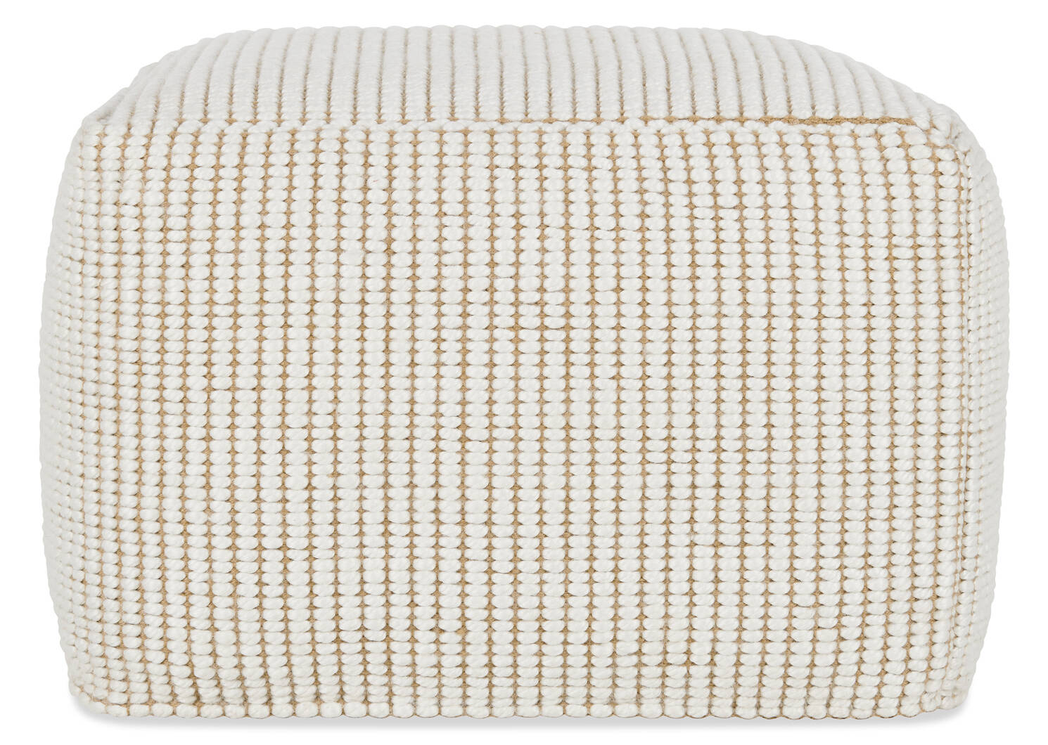 Brixton Pouf Natural/Ivory