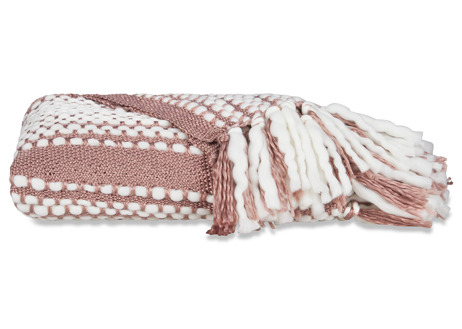 Nicaila Throw Ballet Pink/Ivory