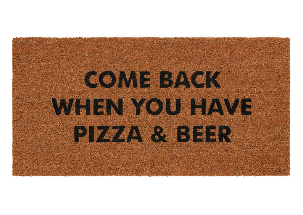 Pizza & Beer Doormat