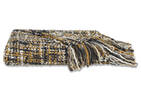 Betina Throw Ivory/Goldfield/Black
