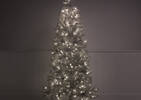 Claus Tree 7ft Pre-lit LED Ombre Grey