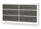 Marina Bay 6 Drawer Dresser -Skye Grey