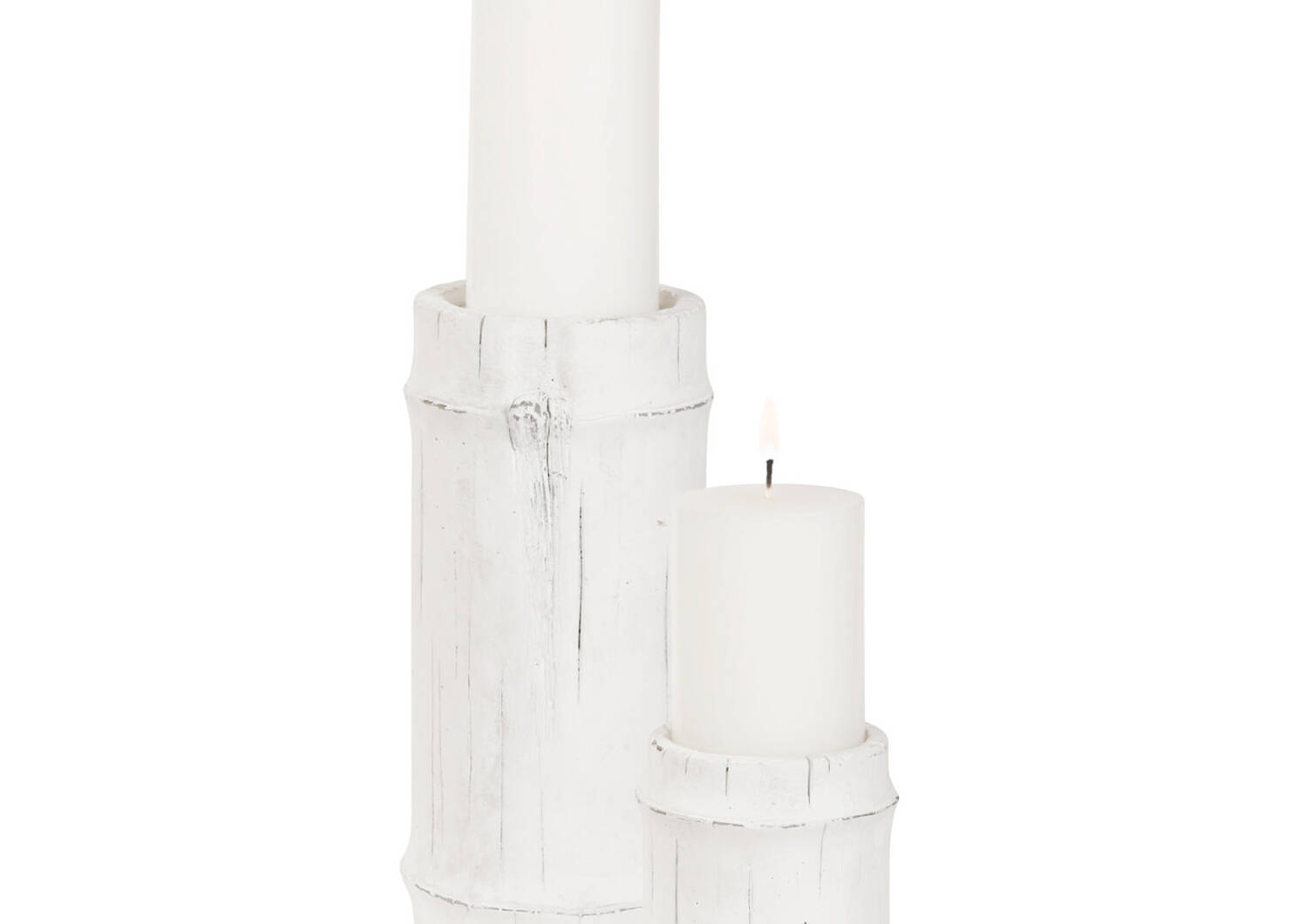 Mesa Candle Holders - White