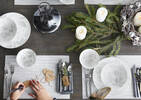 Shimmer Glassware - Silver Grey