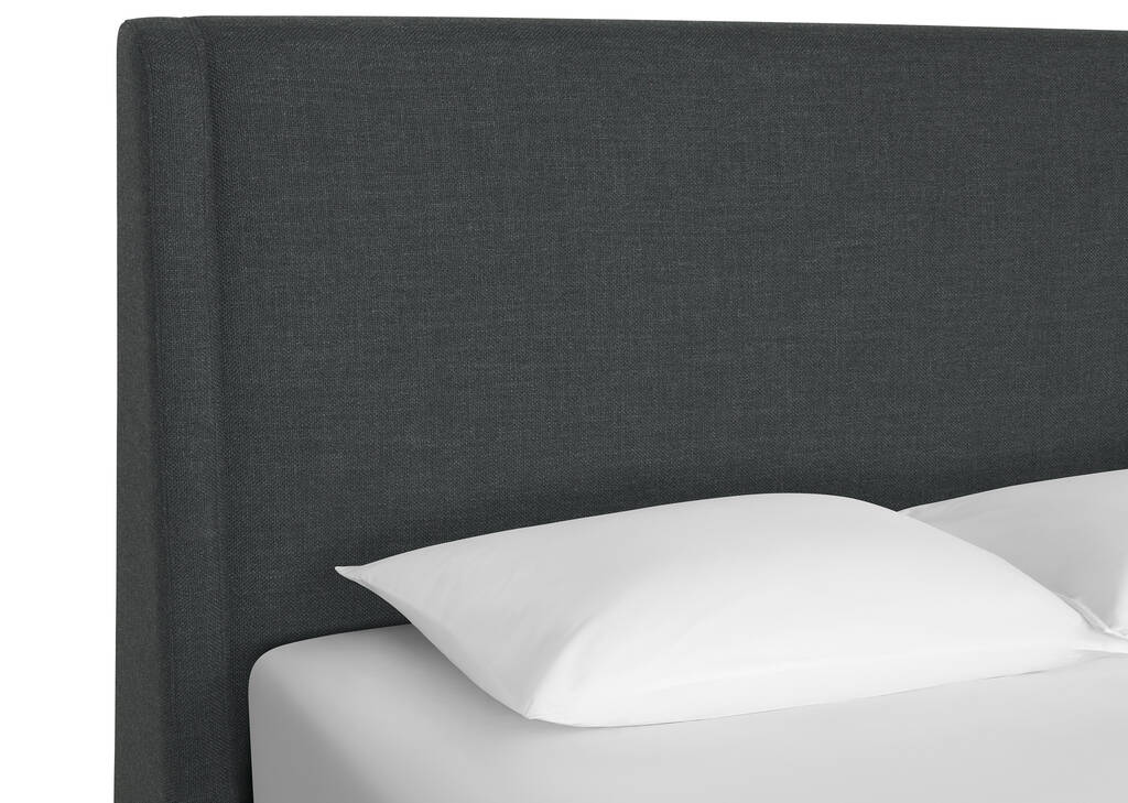 Lemieux Bed -Easton Charcoal, QUEEN