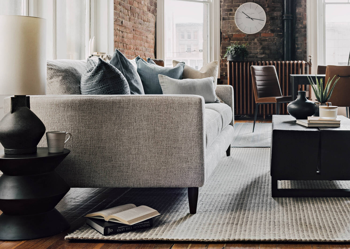 Dayan Accent Table -Peppercorn