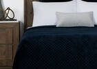 Cosmo Velvet Bedspread Midnight