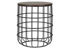 Zade Accent Table -Brown Ash
