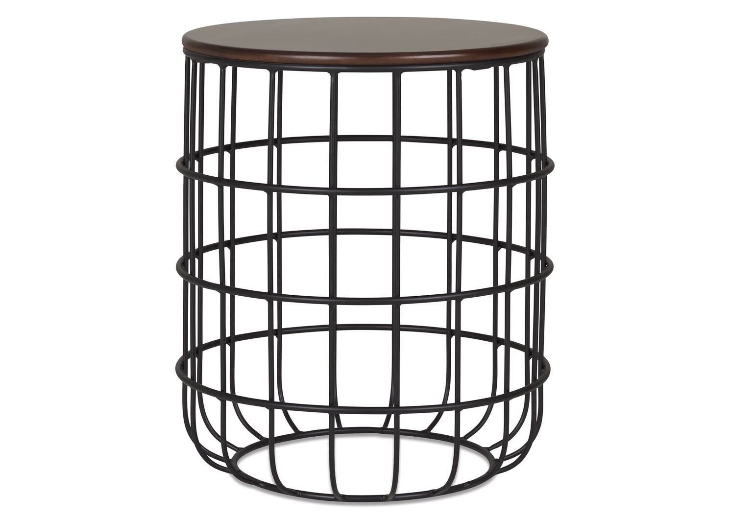 Zade Accent Table -Brown Ash