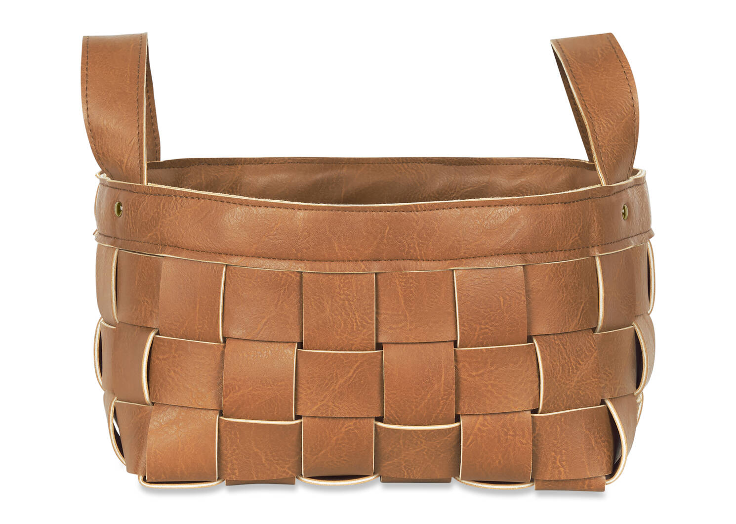 Iona Basket Small Cognac