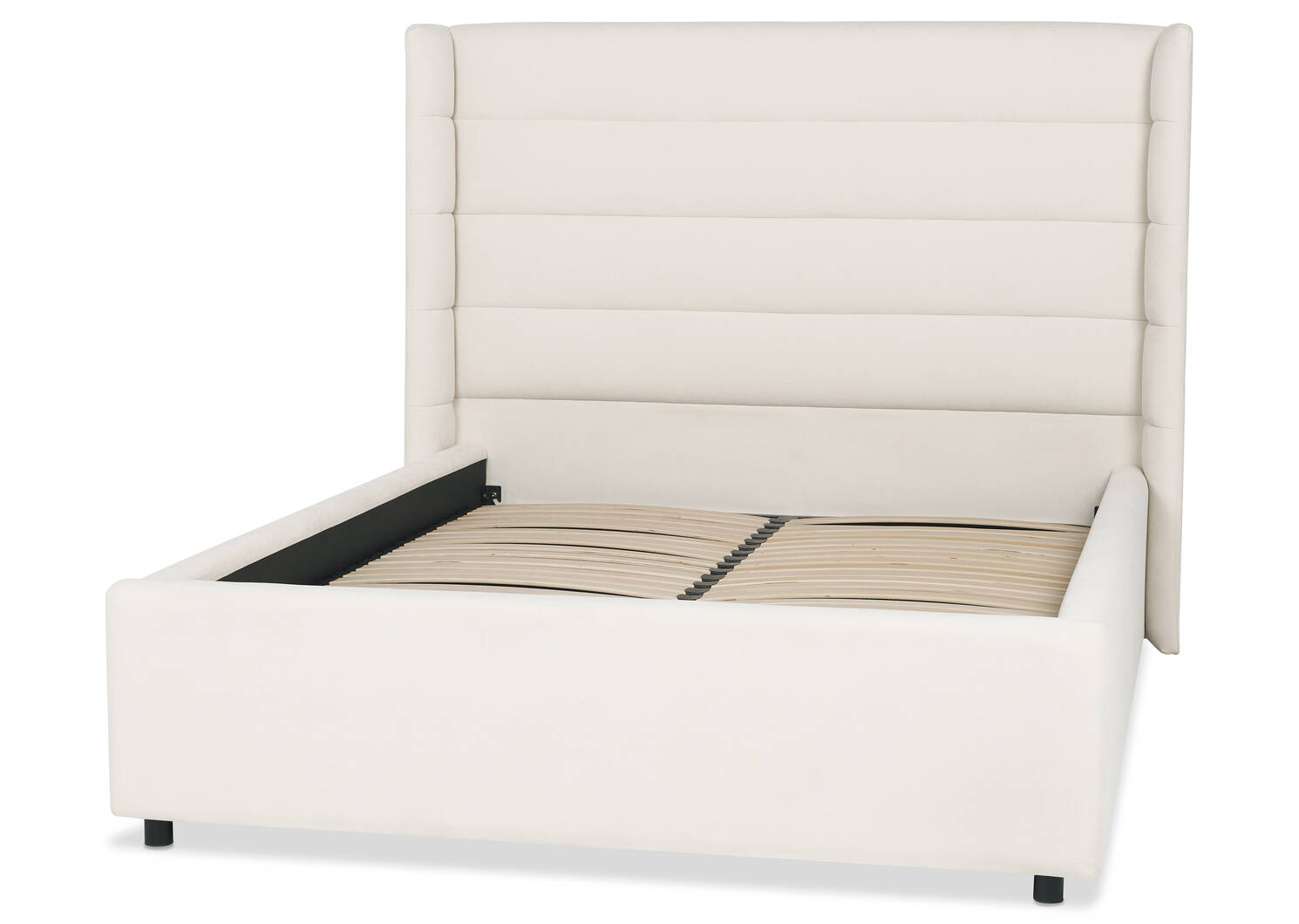 Balfor Storage Bed -Dahvia Sand, QUEEN