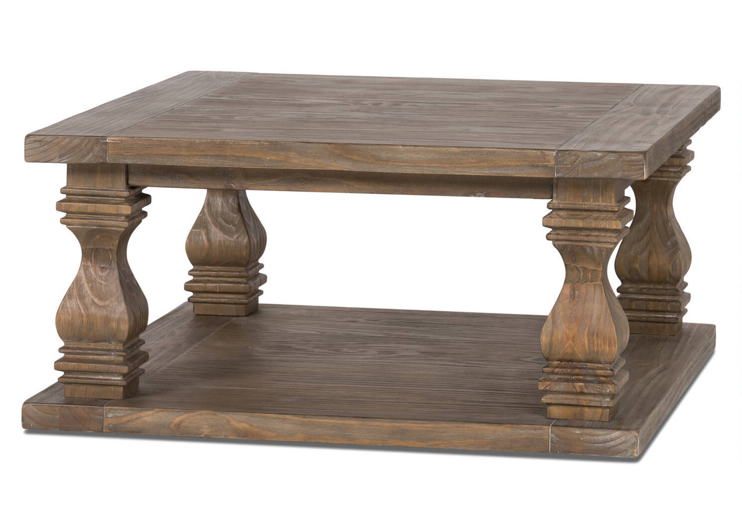 Sussex Square Coffee Table -Brule Pine