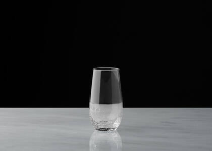 Santé! Highball Glass Clear