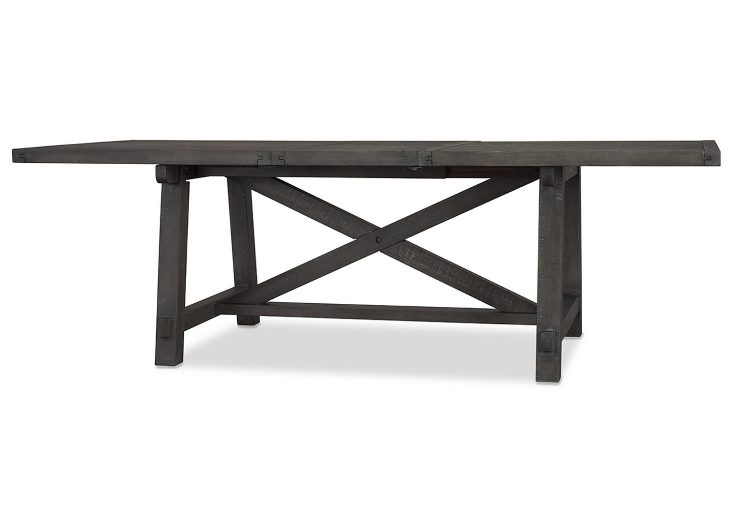 Ironside Ext Dining Table Rect -Smoke